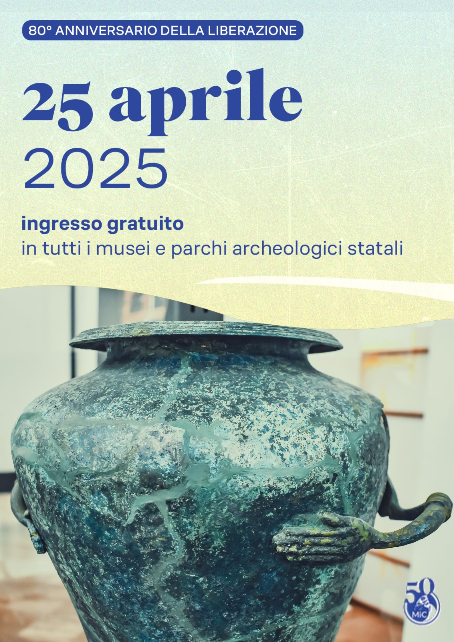Venerdì 25 aprile 2025 ingresso gratuito al Museo archeologico nazionale di Eboli